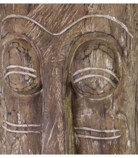 Figura decorativa alta madera de mango mdmhogar