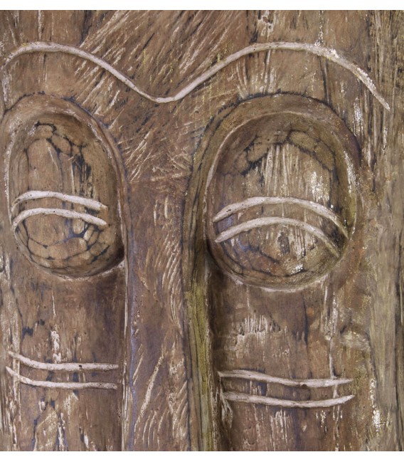 Figura decorativa alta madera de mango mdmhogar