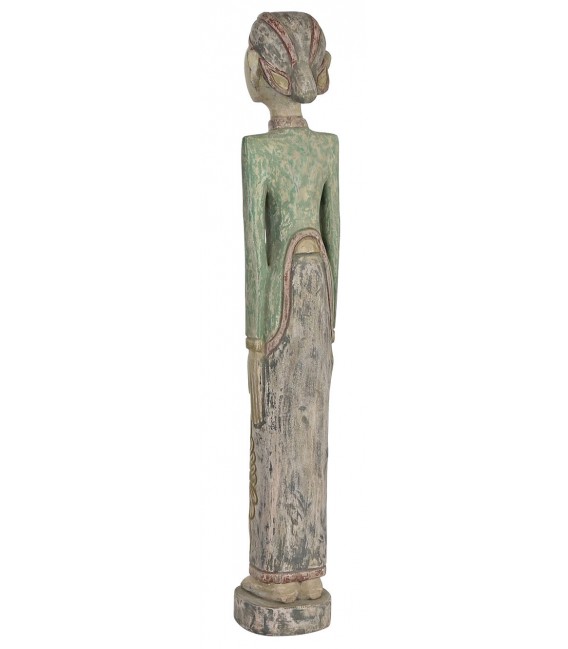 Set de 2 figuras balinesas madera tropical mdmhogar