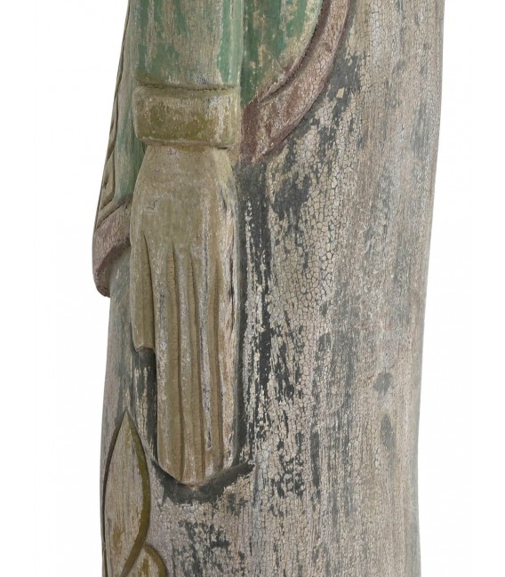 Set de 2 figuras balinesas madera tropical mdmhogar