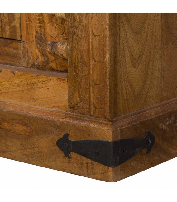 Armario alacena madera de mango tallado a mano mdmhogar