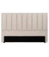 Cabecero cama matrimonio tapizado chenilla beige mdmhogar