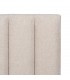 Cabecero cama matrimonio tapizado chenilla beige mdmhogar