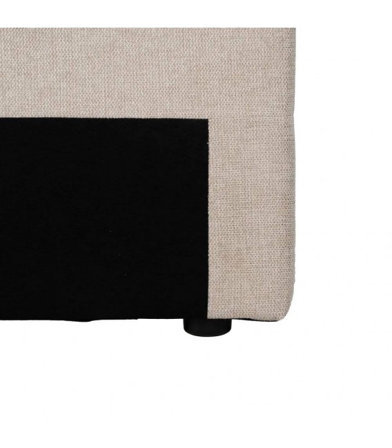 Cabecero cama matrimonio tapizado chenilla beige mdmhogar