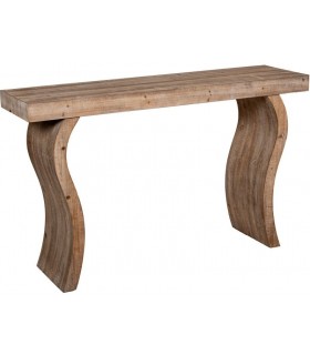 Consola de entrada madera de abeto acabado natural mdmhogar