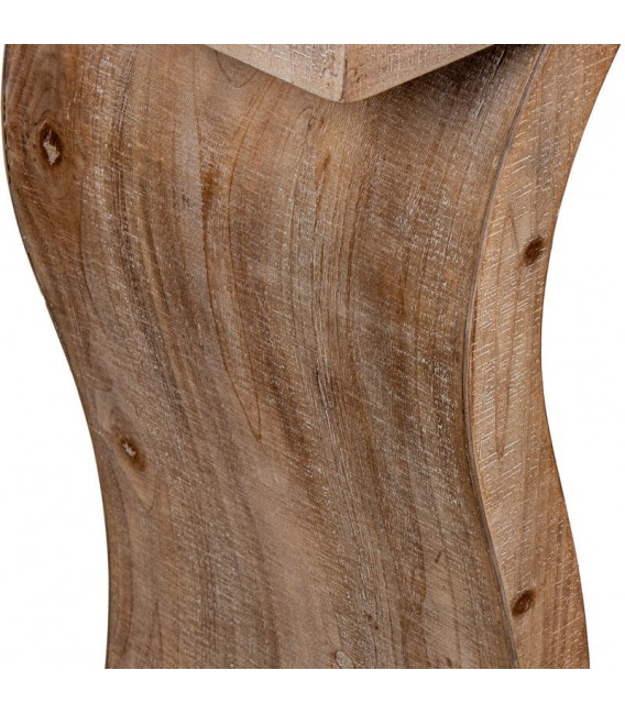 Consola de entrada madera de abeto acabado natural mdmhogar