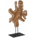 Figura decorativa alta trozo de raíz de teca mdmhogar