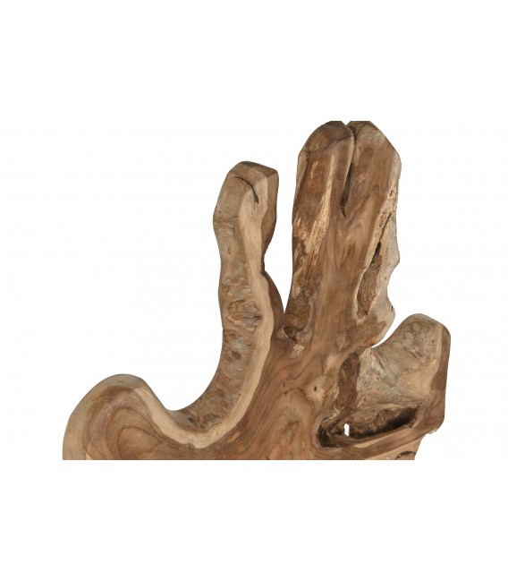 Figura decorativa alta trozo de raíz de teca mdmhogar