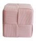 PUF 43 X 43 X 43 CUDRO PANA ROSA