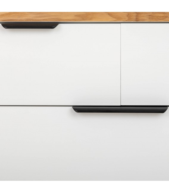 Mueble Zapatero Nórdico Blanco y Madera mdmhogar