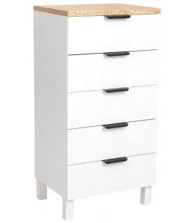 Sinfonier Nórdico Laca Blanca Madera Natural mdmhogar