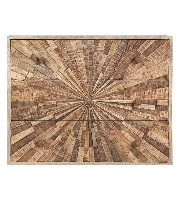 Cómoda Pequeña de Madera Maciza de Mango Mdmhogar