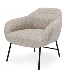 Butaca Cómoda Tela Jaspeada Mdmhogar