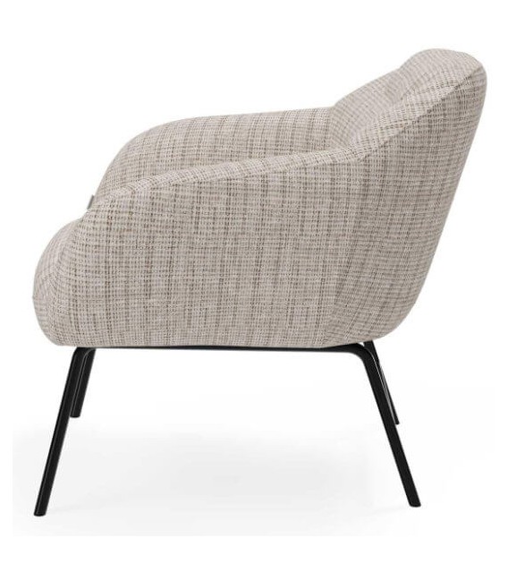 Butaca Cómoda Tela Jaspeada Mdmhogar