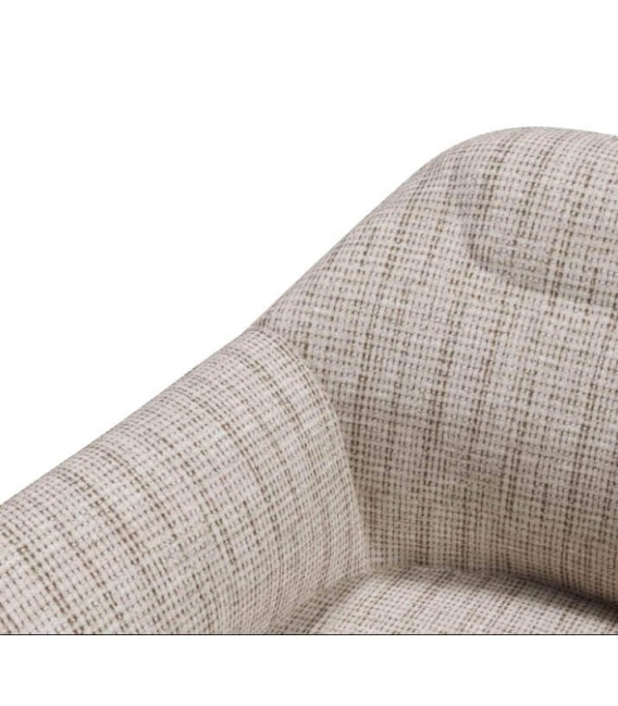 Butaca Cómoda Tela Jaspeada Mdmhogar