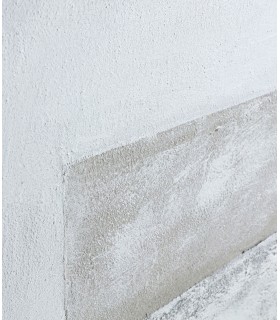 Cuadro Abstracto Cuadrado Grande Tonos Grises, Negros y Calderos Mdmhogar