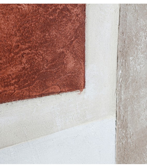 Cuadro Abstracto Cuadrado Grande Tonos Grises, Negros y Calderos Mdmhogar