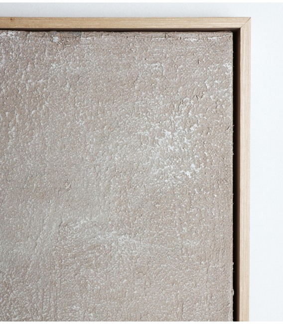 Cuadro Abstracto Cuadrado Grande Tonos Grises, Negros y Calderos Mdmhogar