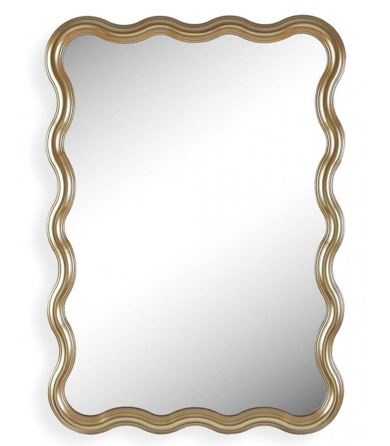 Espejo Decorativo de Pared con Marco de Estilo Art Déco Mdmhogar