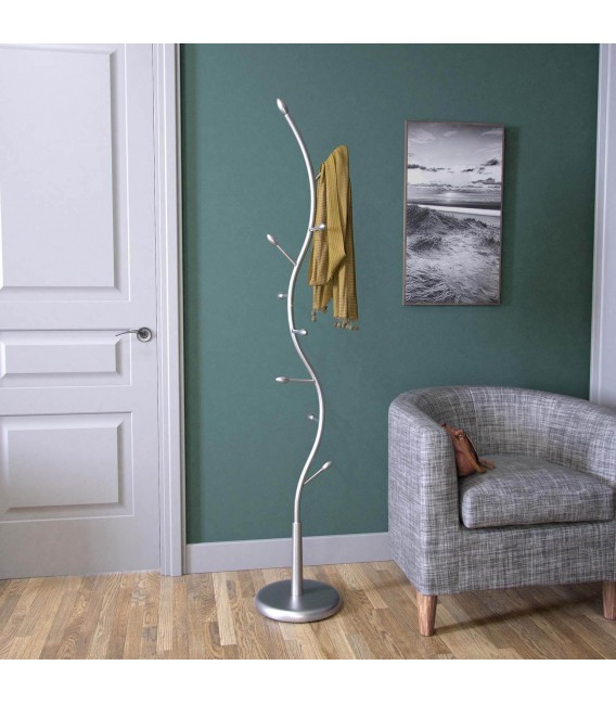 Perchero de Pie Original con 8 Colgadores Mdmhogar