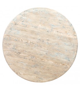 Mesa de Comedor Redonda Grande Madera de Pino Mdmhogar