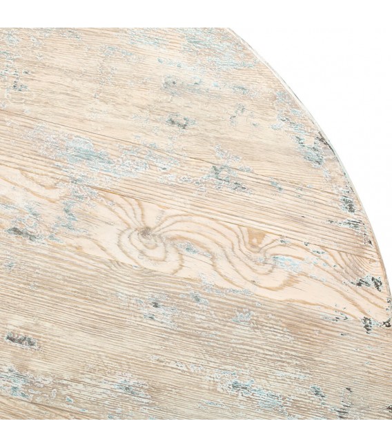 Mesa de Comedor Redonda Grande Madera de Pino Mdmhogar