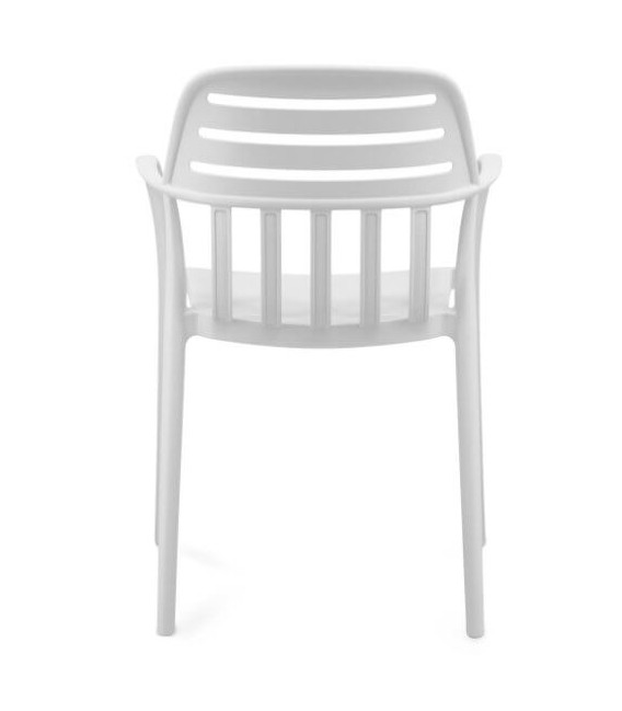 Sillón de Comedor Apilable en Polipropileno Blanco Mdmhogar