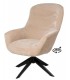 Butaca Giratoria beige Comodidad y Estilo Mdmhogar