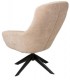 Butaca Giratoria beige Comodidad y Estilo Mdmhogar