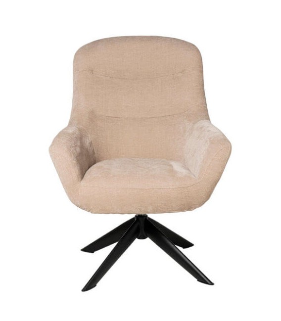 Butaca Giratoria beige Comodidad y Estilo Mdmhogar