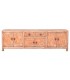 Mueble de TV Madera de Pino Natural Decapada en Color Teja Mdmhogar
