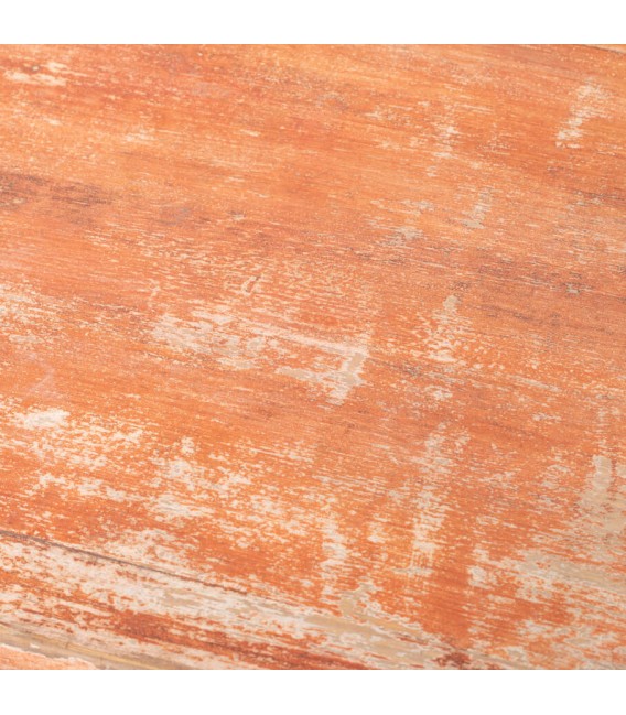 Mueble de TV Madera de Pino Natural Decapada en Color Teja Mdmhogar