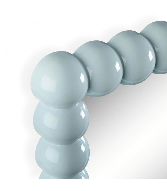 Espejo Decorativo de Pared Azul Estilo Chic