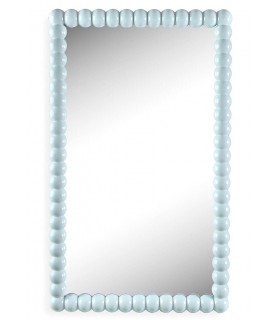 Espejo Decorativo de Pared Azul Estilo Chic