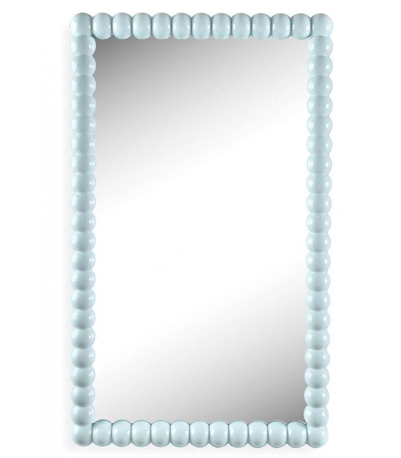 Espejo Decorativo de Pared Azul Estilo Chic