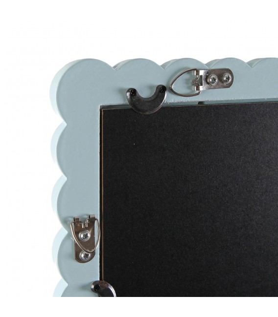 Espejo Decorativo de Pared Azul Estilo Chic