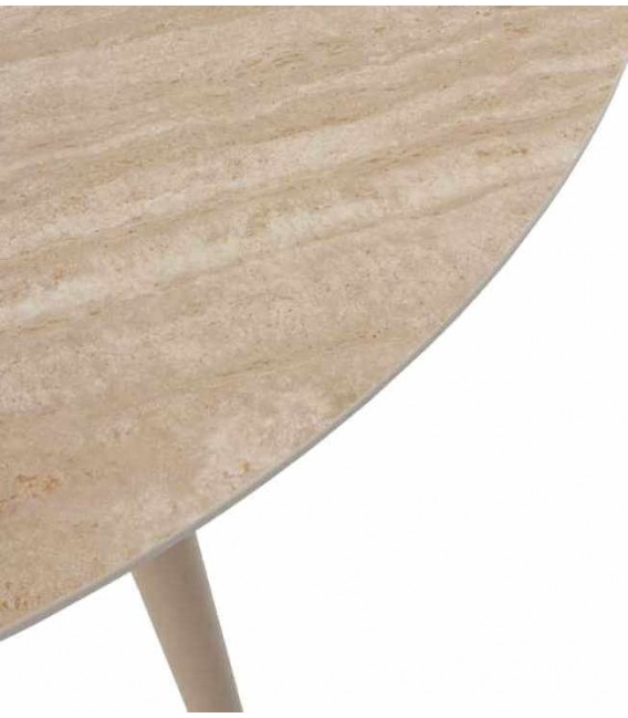 Mesa de Comedor Redonda Grande para Exterior Mdmhogar