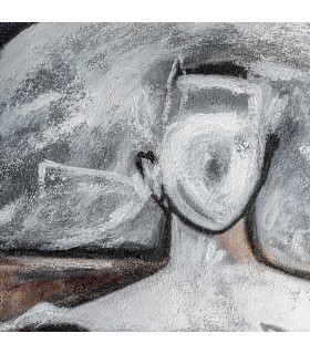 Cuadro Abstracto Grande con Motivo de Menina Moderna Mdmhogar