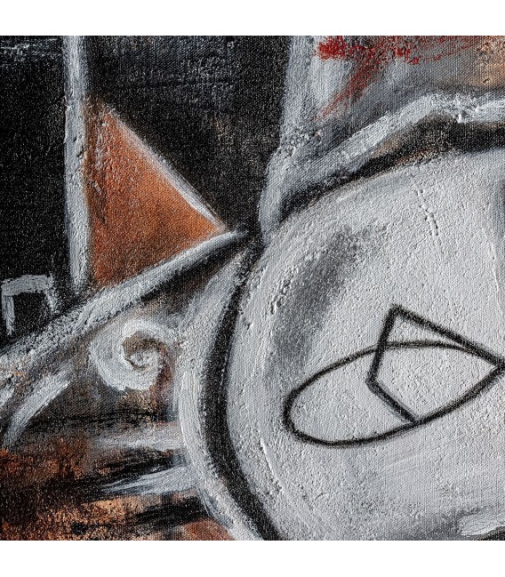 Cuadro Abstracto Grande con Motivo de Menina Moderna Mdmhogar