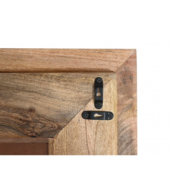 Espejo Rectangular Grande de Madera de Mango Tallada Mdmhogar4