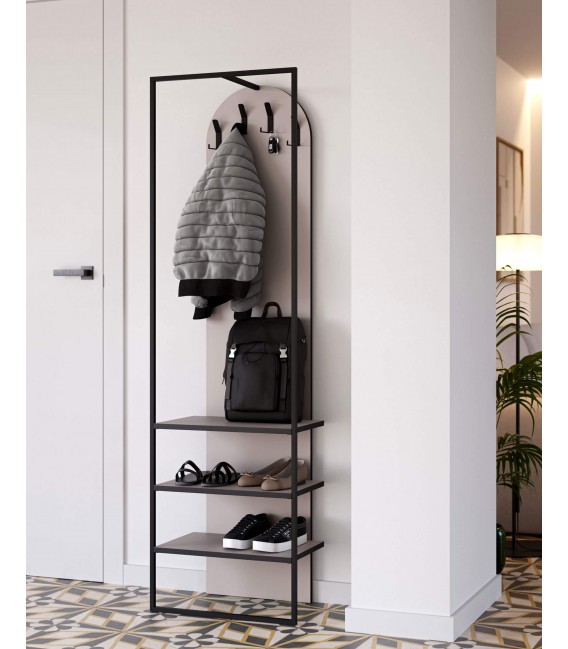 Perchero de Pie Anclable a la Pared Mdmhogar