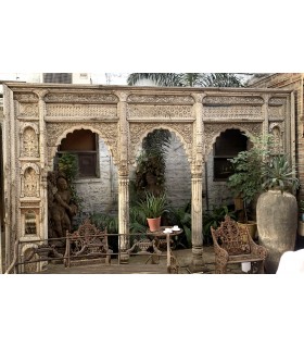 Arco o Puerta Antigua de Madera Tallada a Mano Mdmhogar