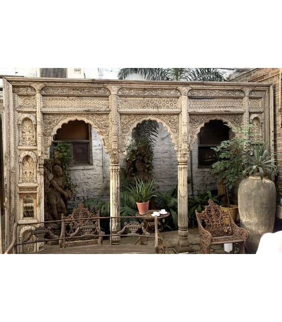 Arco o Puerta Antigua de Madera Tallada a Mano Mdmhogar