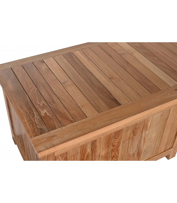 Arcón Baúl de Madera de Teca Natural Mdmhogar6