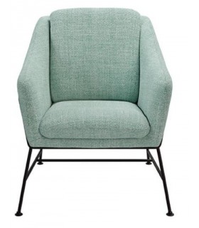 Butaca Contemporánea Tapizada en Color Menta Mdmhogar1