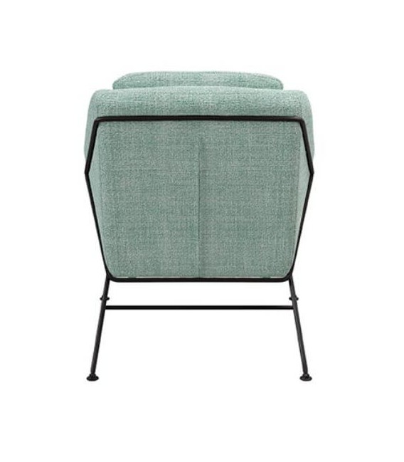 Butaca Contemporánea Tapizada en Color Menta Mdmhogar4