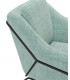 Butaca Contemporánea Tapizada en Color Menta Mdmhogar6