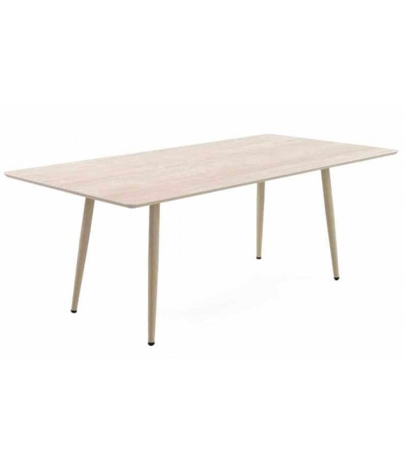 Mesa de Comedor Rectangular Grande para Exterior Mdmhogar