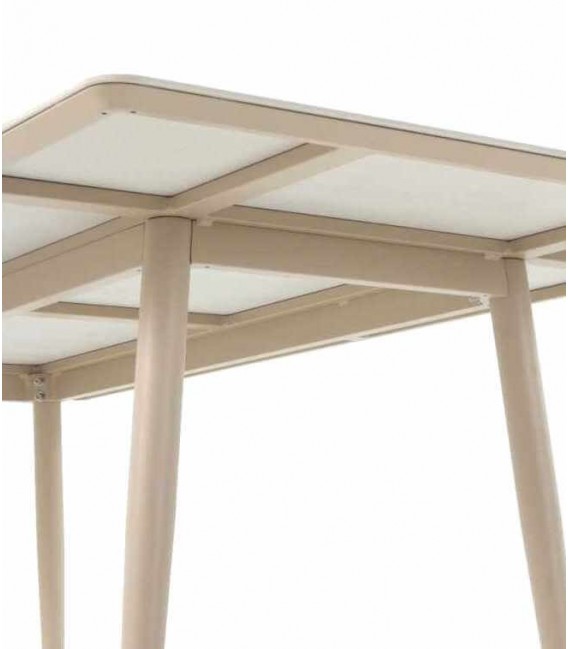 Mesa de Comedor Rectangular Grande para Exterior Mdmhogar6