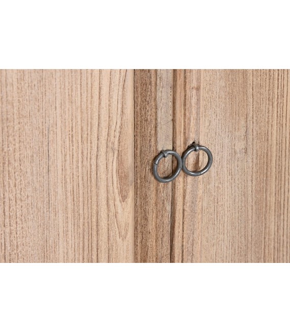 Espectacular Vitrina de Madera Maciza de Mango y Teca Mdmhogar8